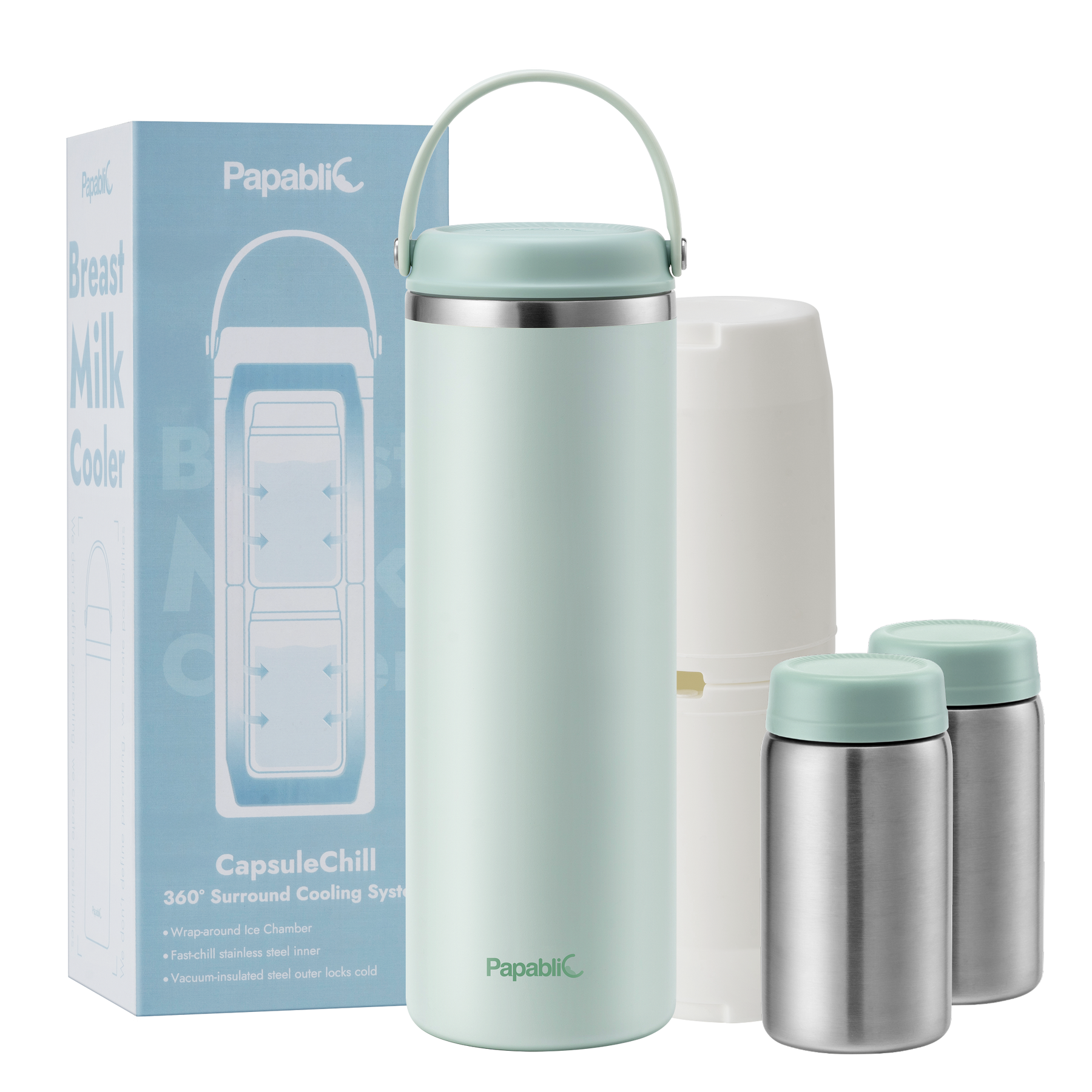 Papablic CapsuleChill™ Breast Milk Cooler
