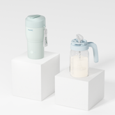 Portable Bottle Warmer & Glass Mixing Pitcher Set