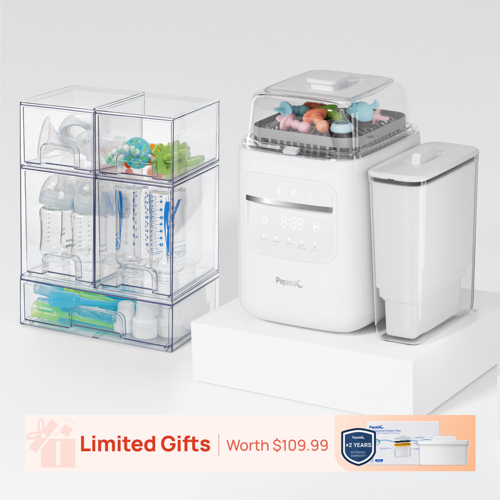 Papablic SafeguardPlus™ Baby Bottle Station