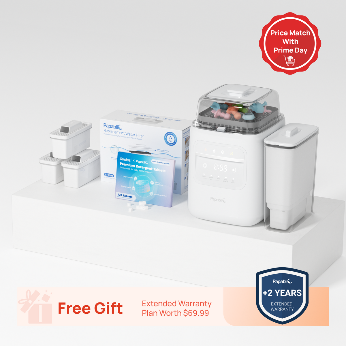 Papablic SafeguardPlus™ Baby Bottle Washer Refills Kit