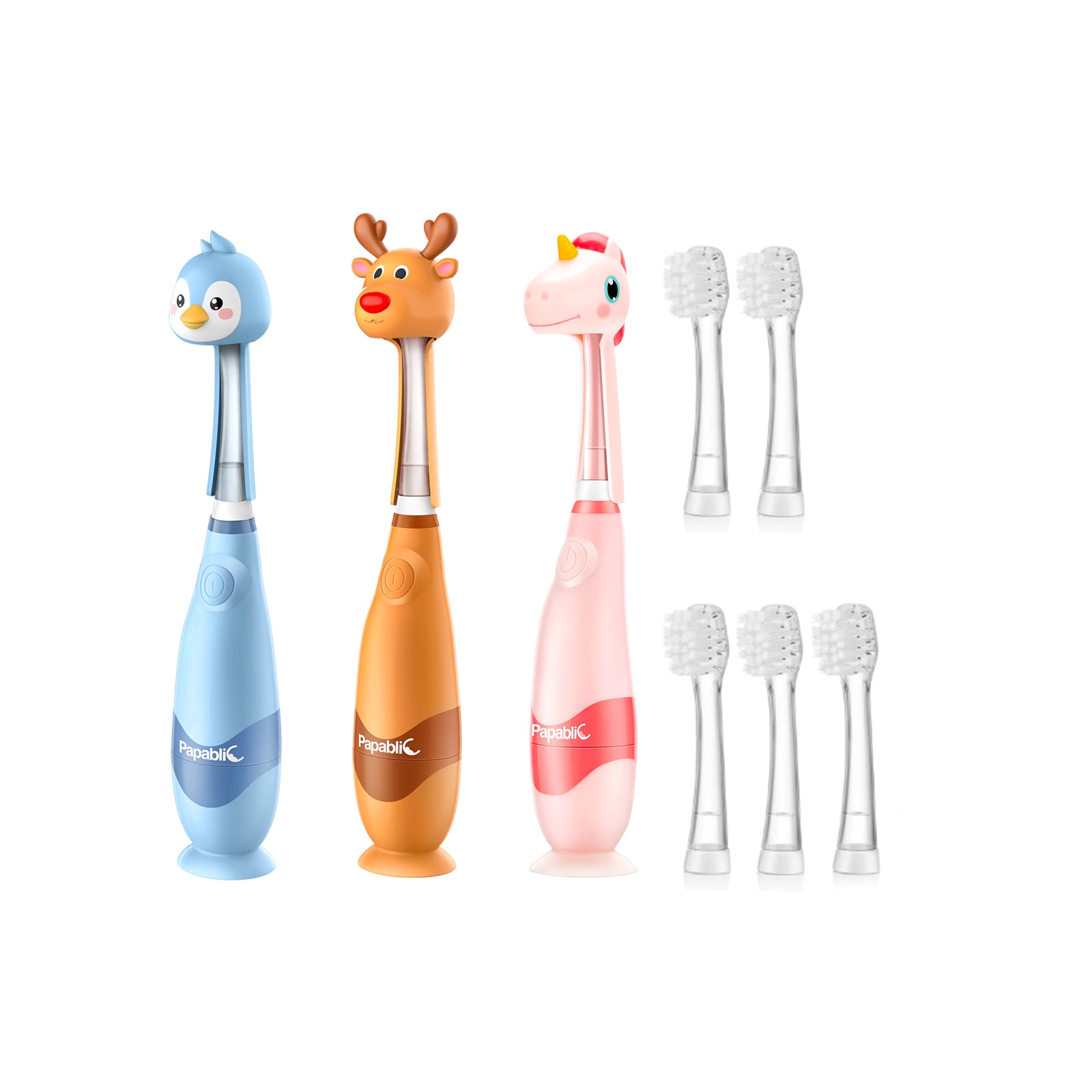 Doris, Pippin, Ruby Sonic Electric Toothbrush Set