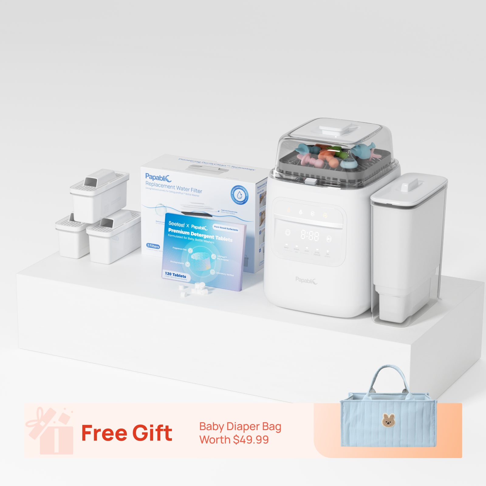 Papablic SafeguardPlus™ Baby Bottle Washer Refills Kit