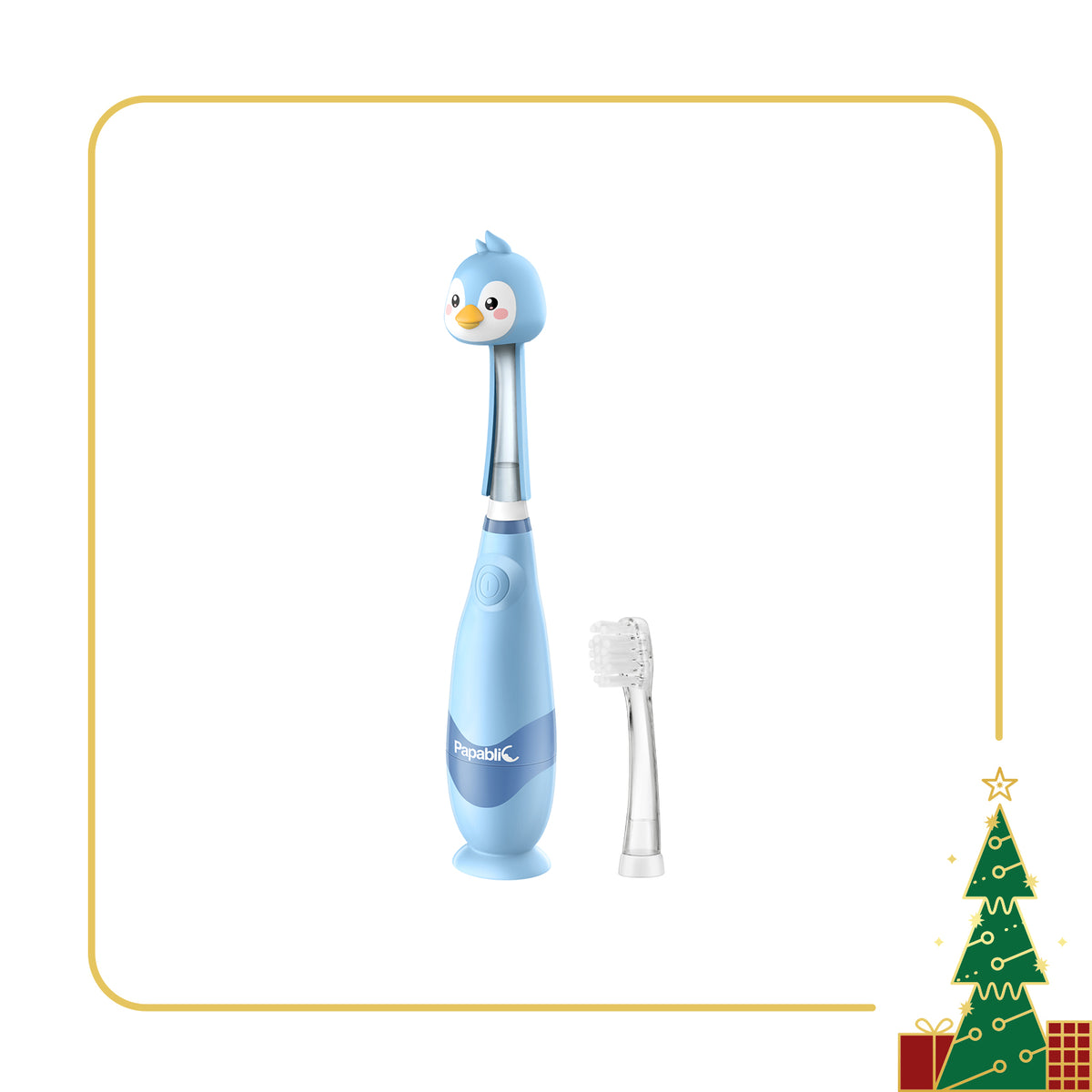 Pippin Toddler Sonic Electric Toothbrush for Ages 1-3 Years