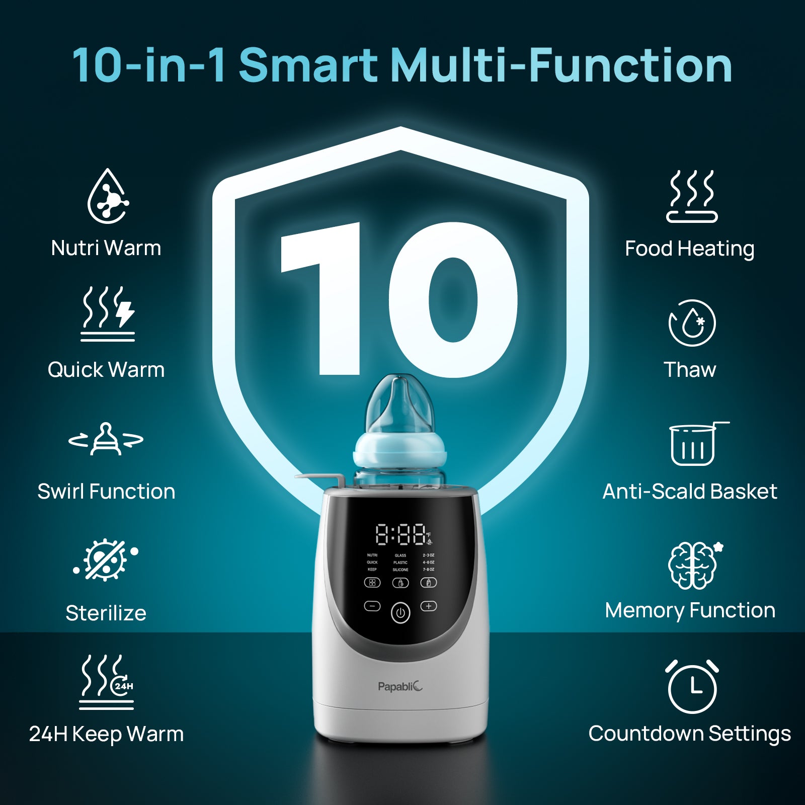 Papablic NutriWarm™ Swirlable Bottle Warmer