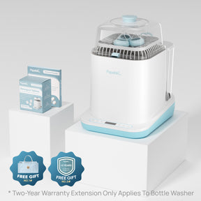 Baby Bottle Washer with 180 Detergent and 25 Descaling Tablets