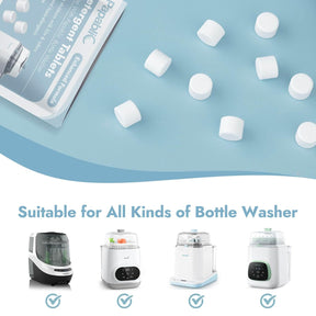 Papablic Official Detergent Deepclean Tablet for Papablic Baby Bottle Washer, 60Count