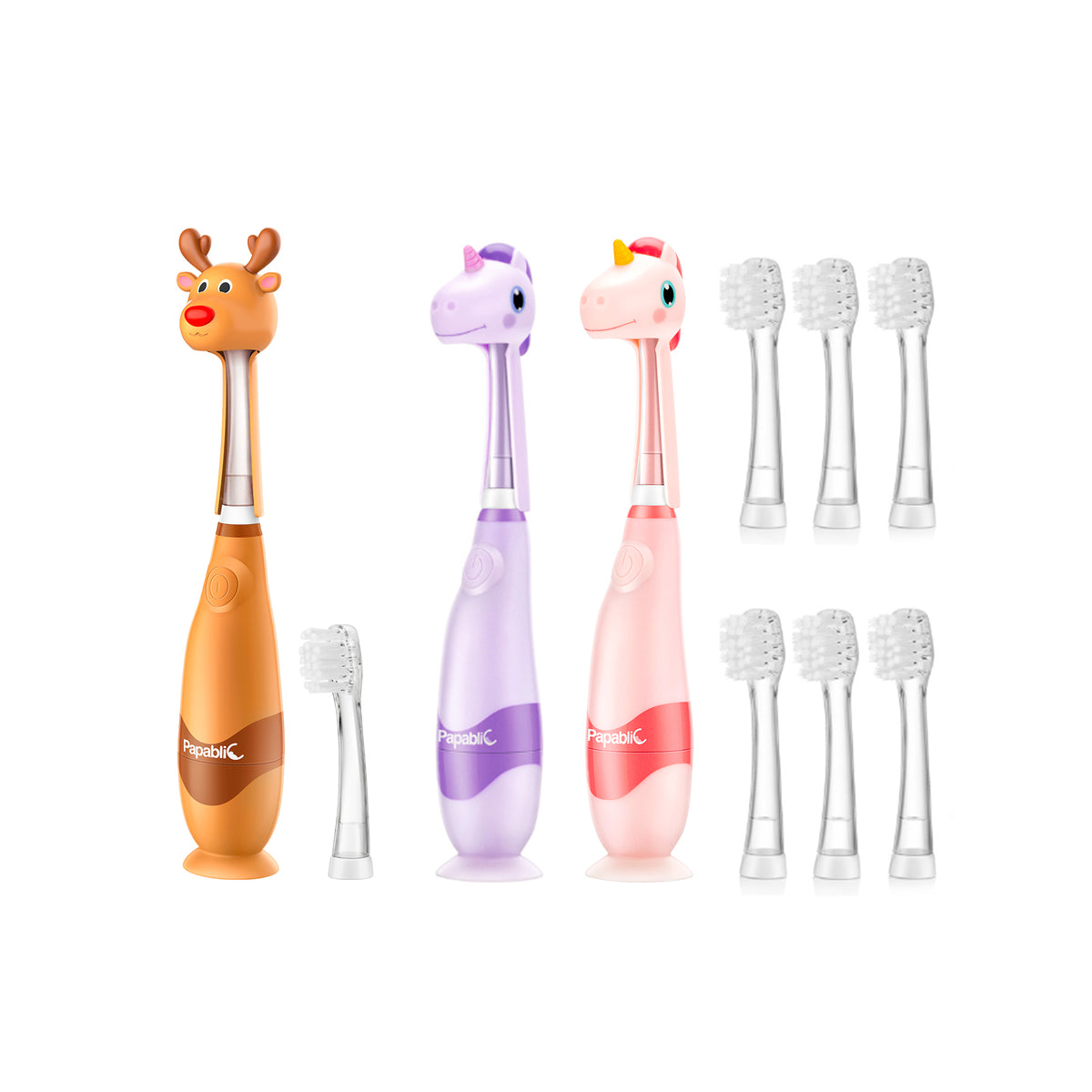 Ruby, Doris, Arya Sonic Electric Toothbrush Set