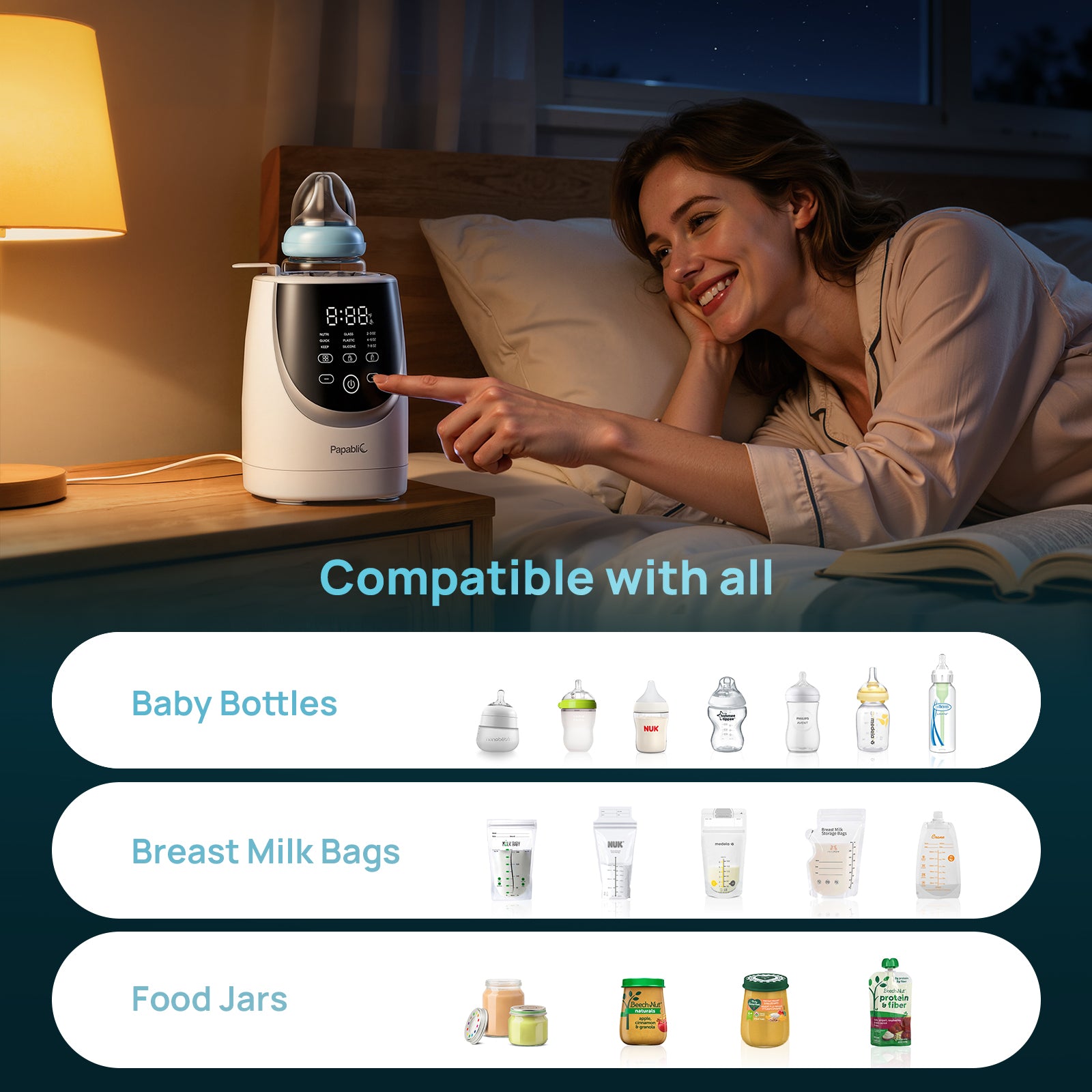 Papablic NutriWarm™ Swirlable Bottle Warmer