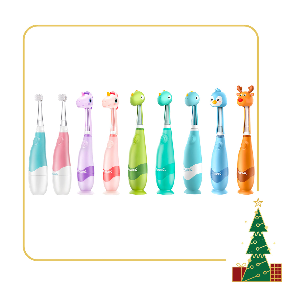 Papablic Baby/Toddler Toothbrush Set