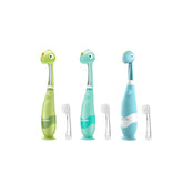 Debby, Jo & Max Dinosaur Baby/Toddler Toothbrush Set