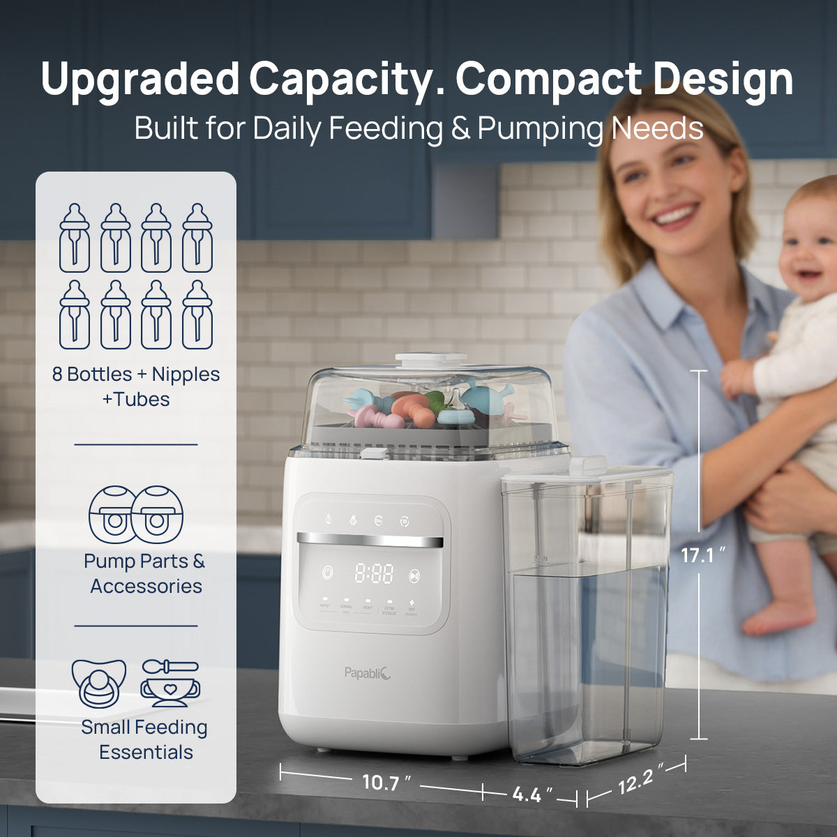 Papablic Standard Baby Bottle Washer System