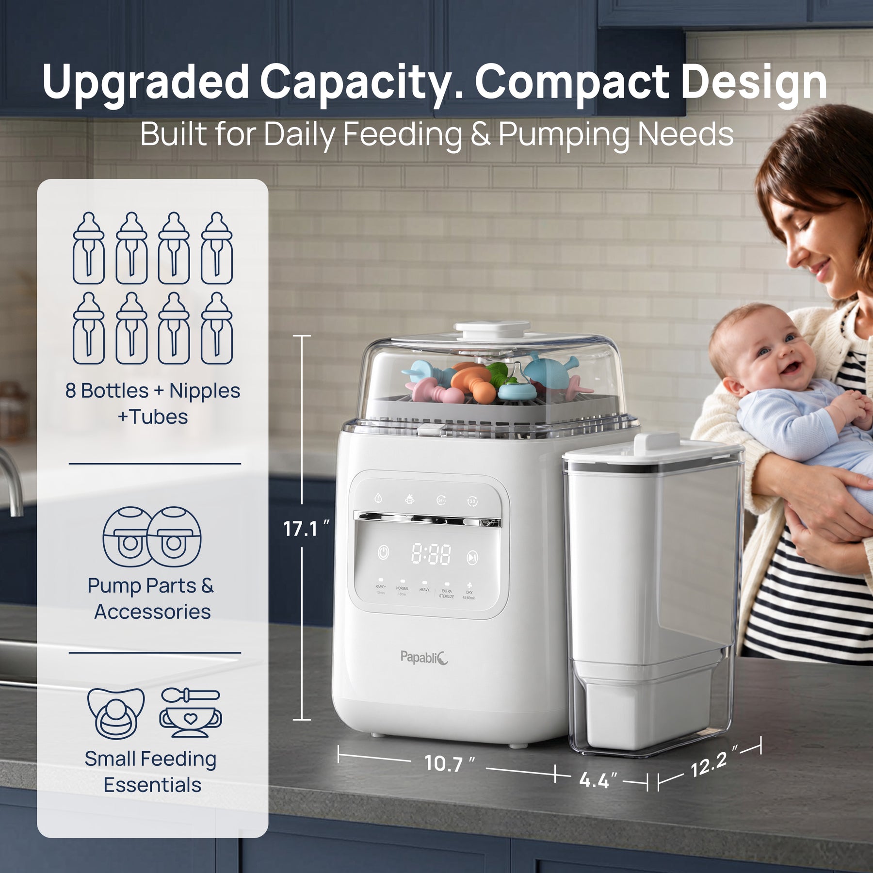 SafeguardPlus™ Baby Bottle Washer System (P8Plus)