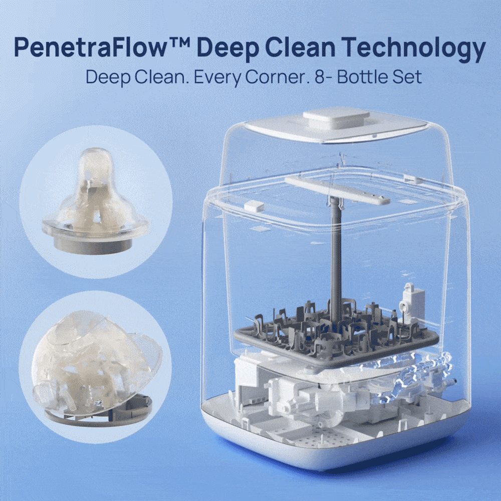 Papablic SafeguardPlus™ Baby Bottle Washer System