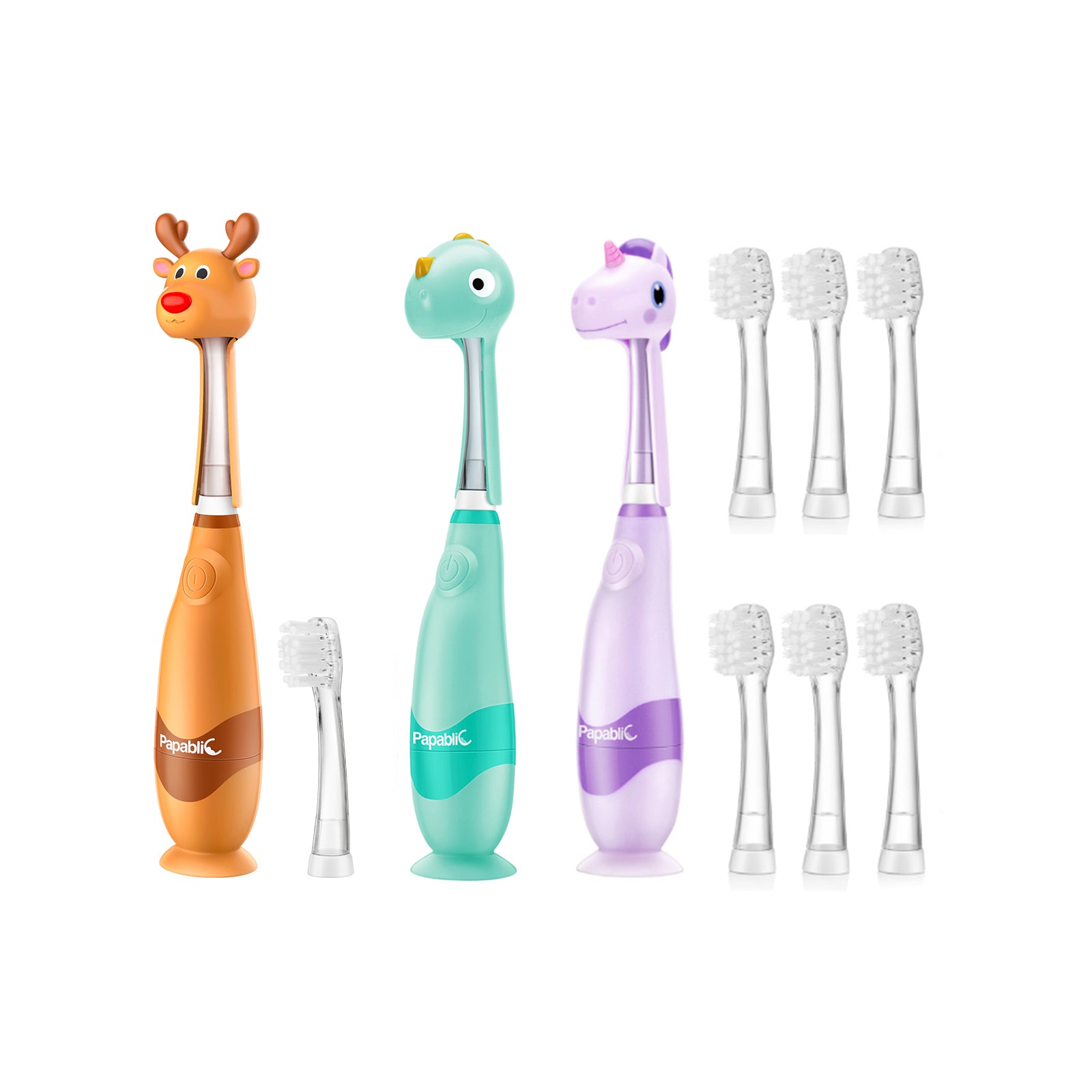 Arya, Jo, Ruby Sonic Electric Toothbrush Set