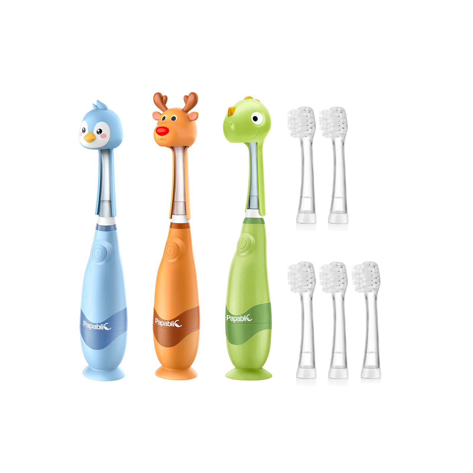 Ruby, Pippin, Max Sonic Electric Toothbrush Set