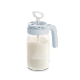 Glass Formula And Breastmilk Mixing Pitcher with Mixing Handle-Blue