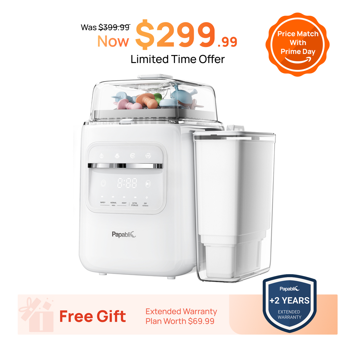 SafeguardPlus™ Baby Bottle Washer System