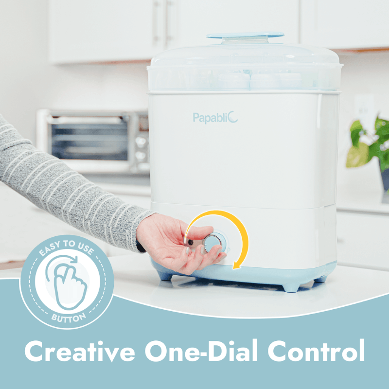 Baby Bottle Steam Sterilizer and Dryer Papablic Official