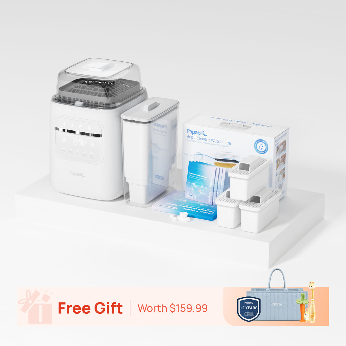 3-Month Maintenance Kit for Papablic SafeguardPlus Bottle Washer