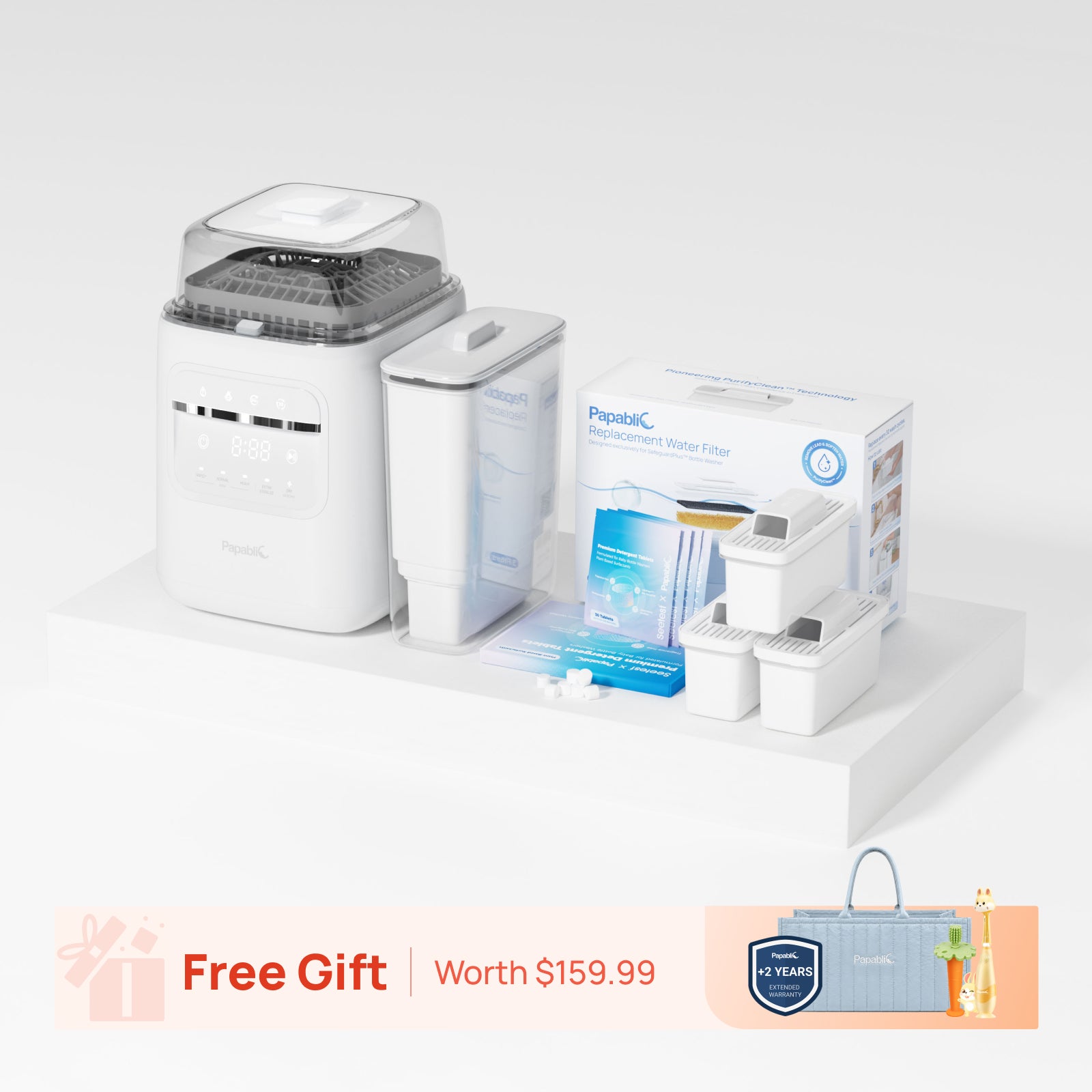 3-Month Maintenance Kit for Papablic SafeguardPlus Bottle Washer