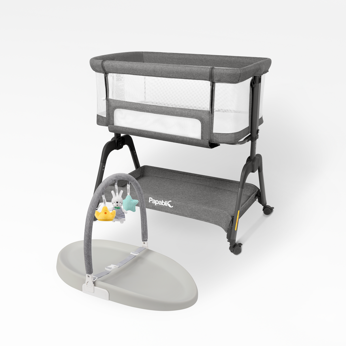 The Sleep & Care Set：Baby Bedside Bassinet & Changing Pad