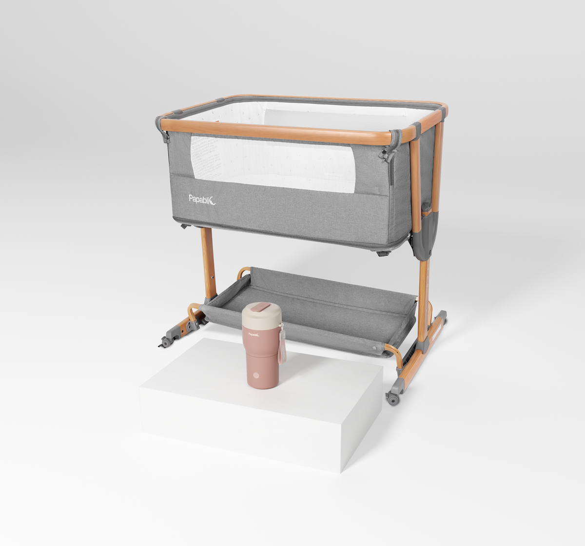 4-in-1 Baby Bassinet & Portable Bottle Warmer Set
