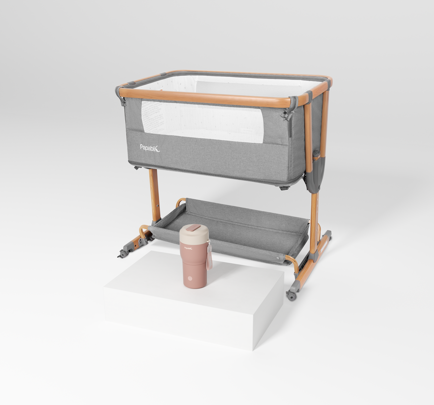 4-in-1 Baby Bassinet & Portable Bottle Warmer Set