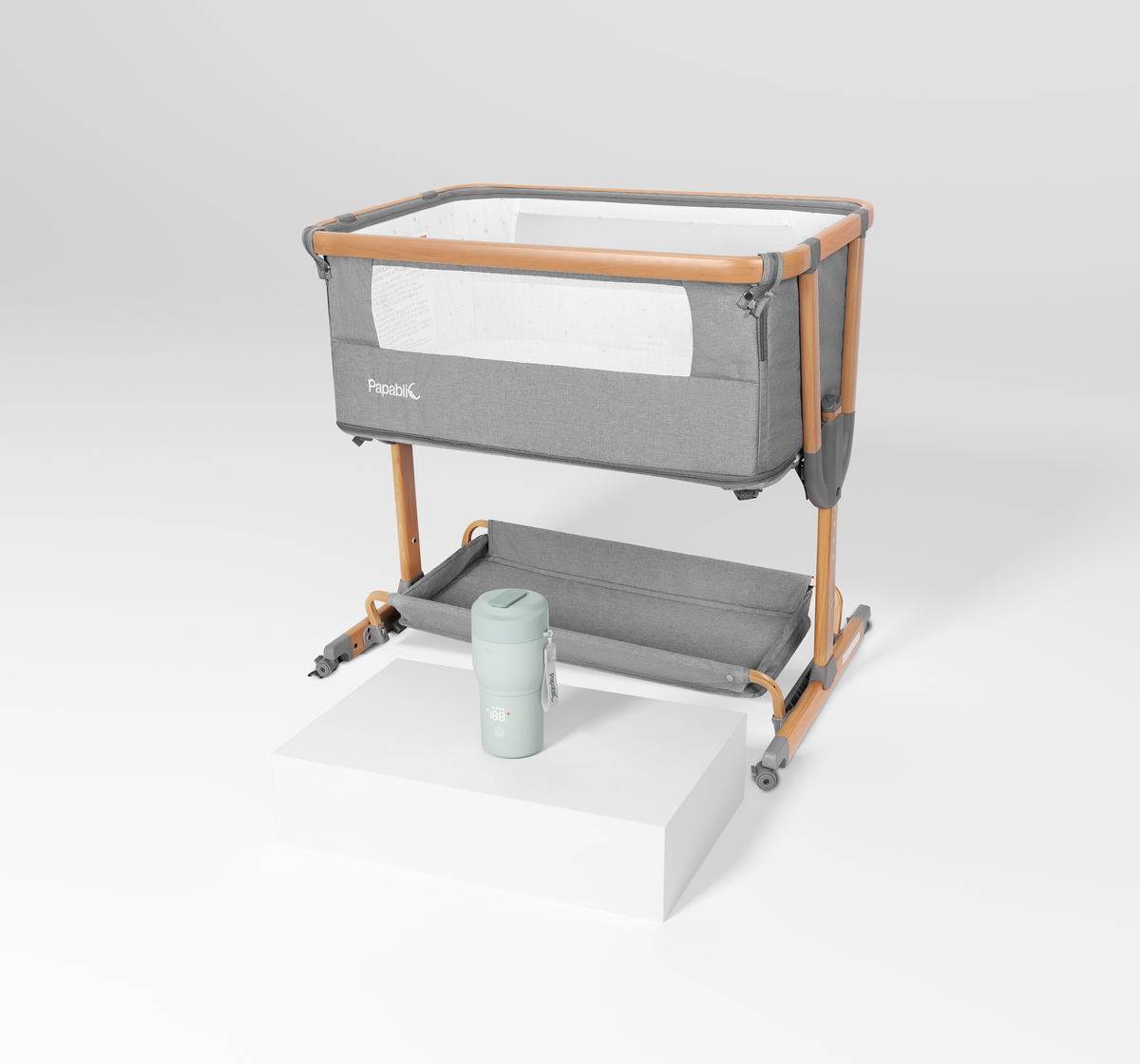 4-in-1 Baby Bassinet & Portable Bottle Warmer Set