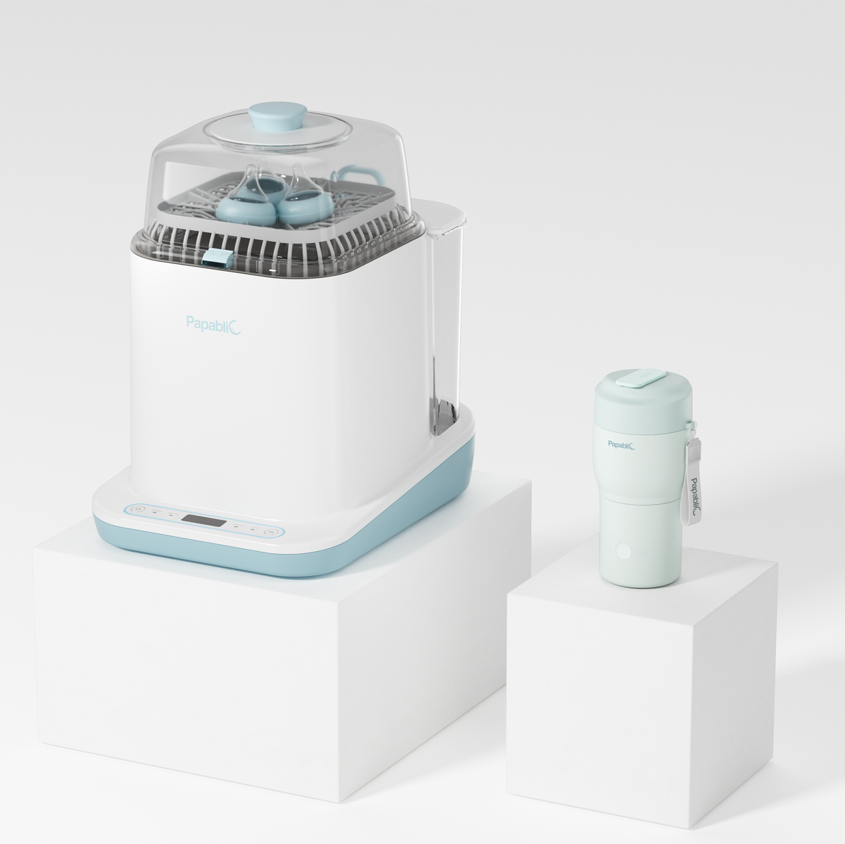 Baby Bottle Washer & Portable Bottle Warmer Set
