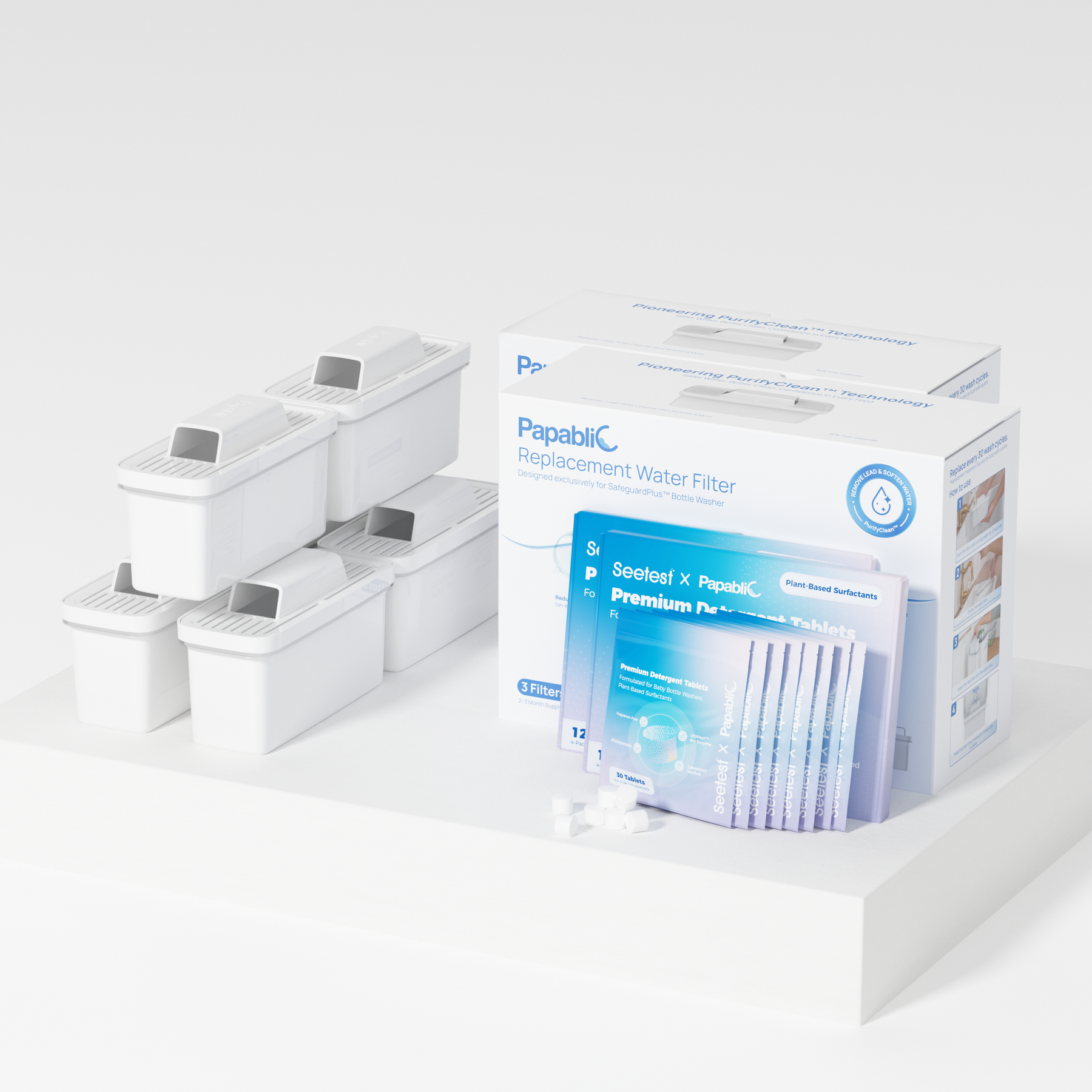 6-Month Maintenance Kit for Papablic SafeguardPlus Bottle Washer