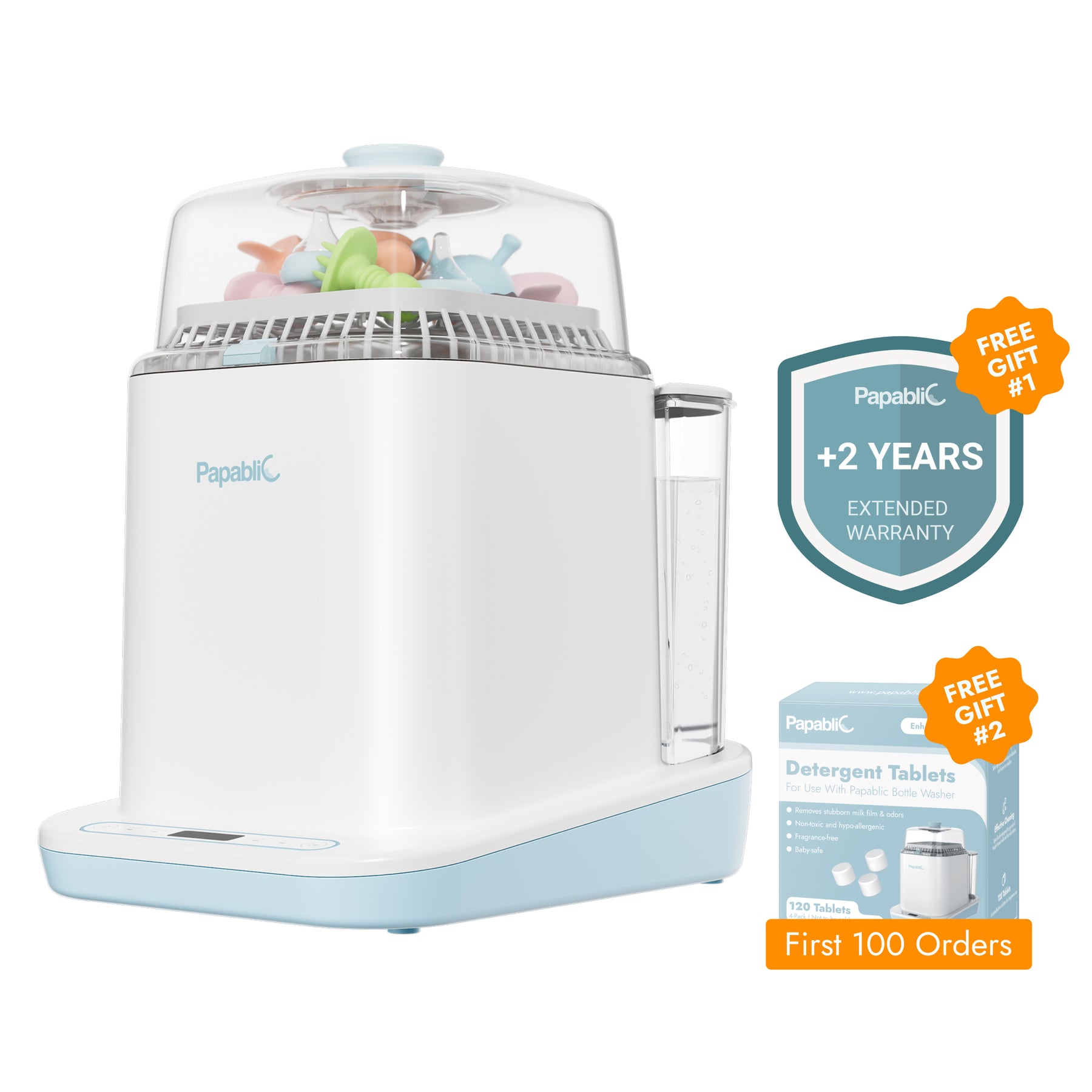Baby Bottle Washer Sterilizer and Dryer All in One Bottle Cleaner