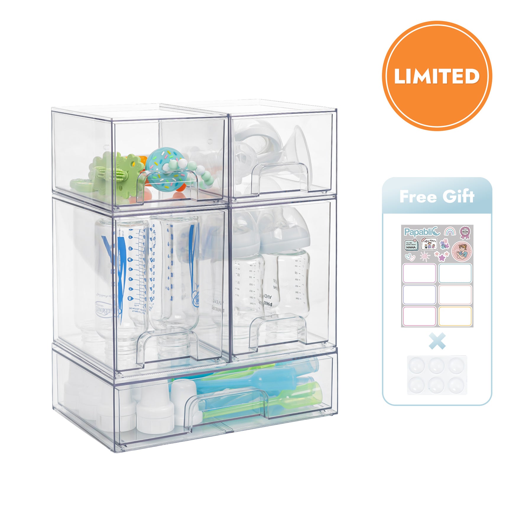 Smart Baby Bottle Station- Baby Bottle Oragnizer