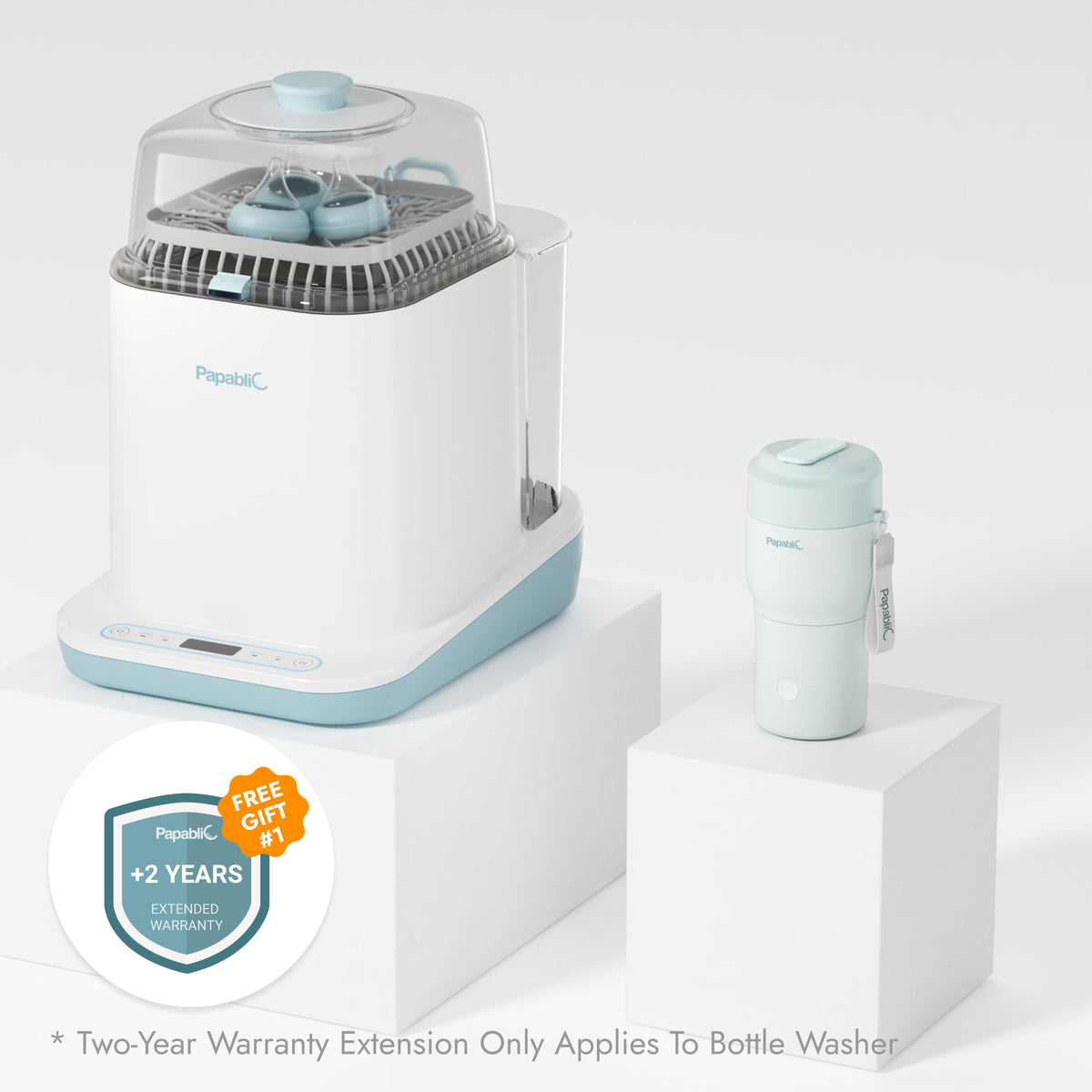 Baby Bottle Washer & Portable Bottle Warmer Set