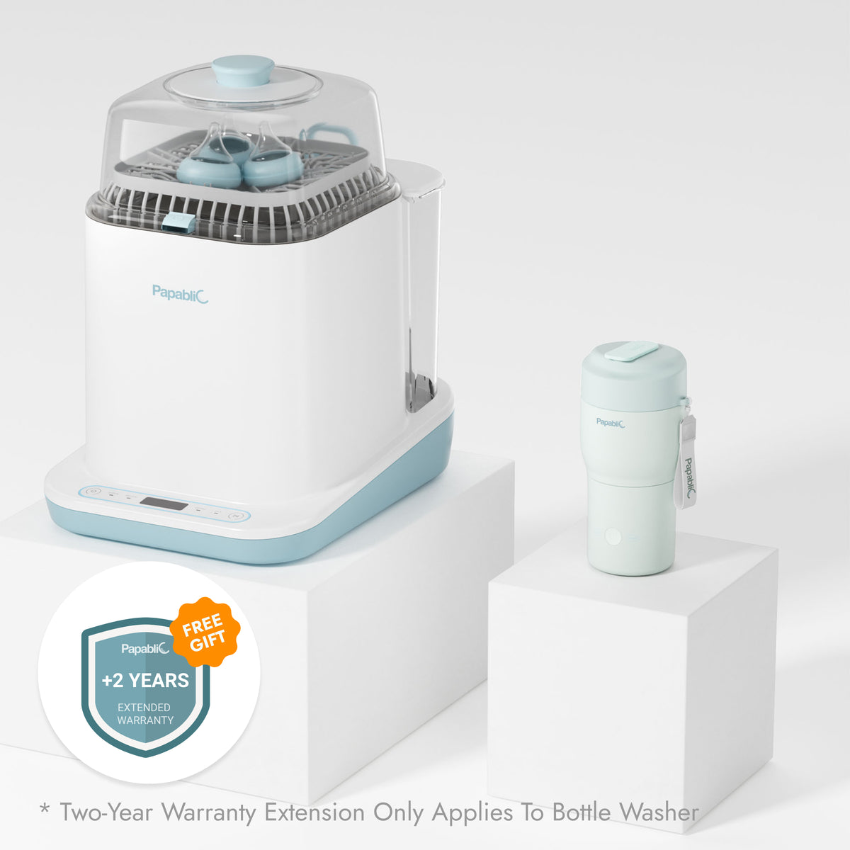 Baby Bottle Washer & Portable Bottle Warmer Set