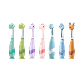 Papablic Unicorn, Dinosaur, Moose, Penguin Toothbrush Set