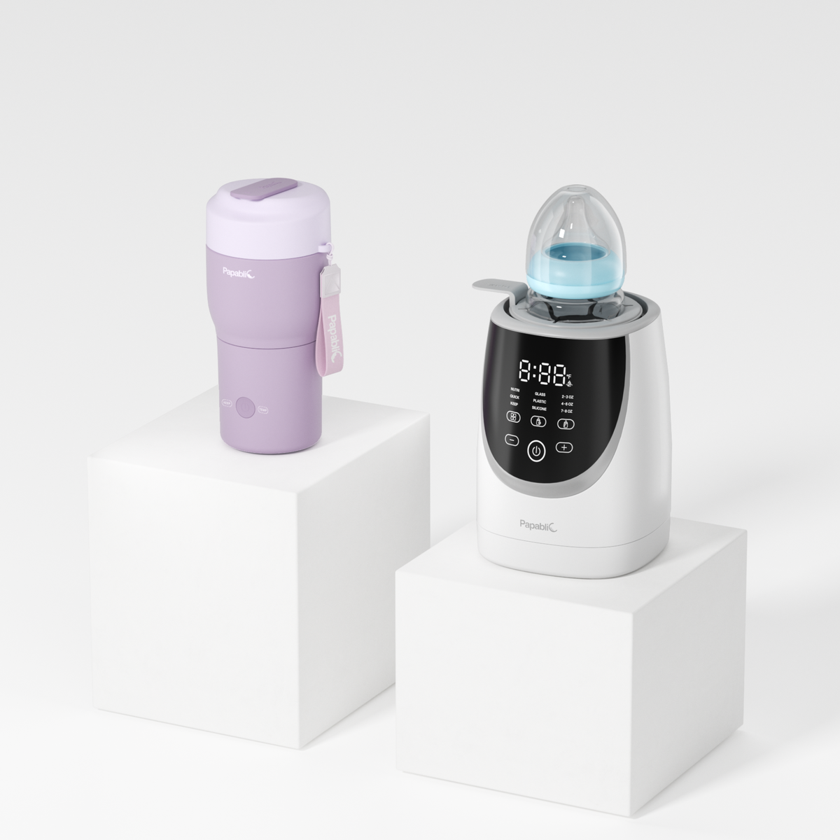 Portable Bottle Warmer & NutriWarm™ Swirlable Bottle Warmer Set