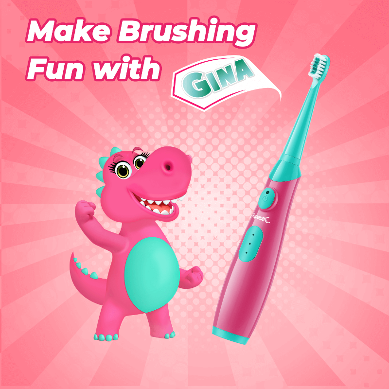 [SALE] Papablic Gina Rechargeable Kids Electric Toothbrush - Papablic