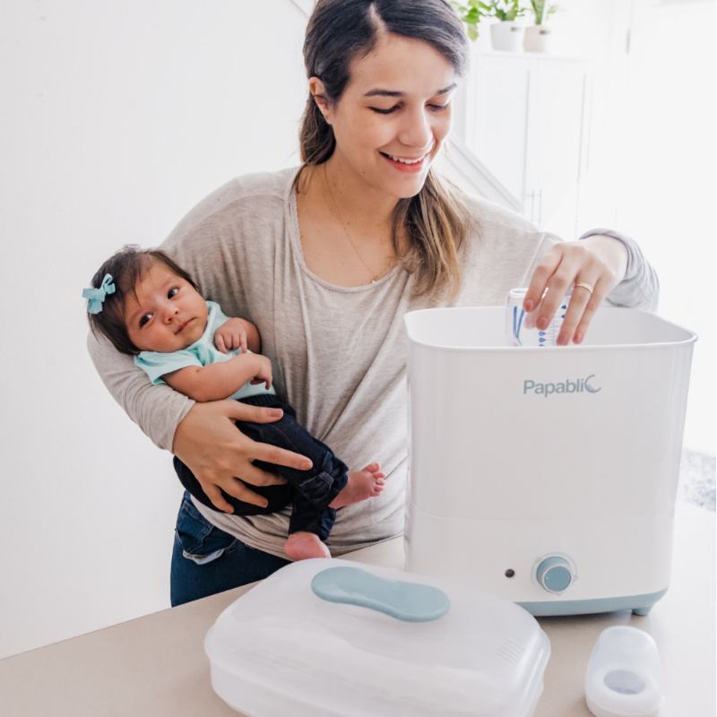 Baby Bottle Steam Sterilizer and Dryer Papablic Official